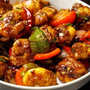 Prawns chilli