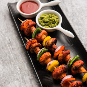 Mushroom tikka