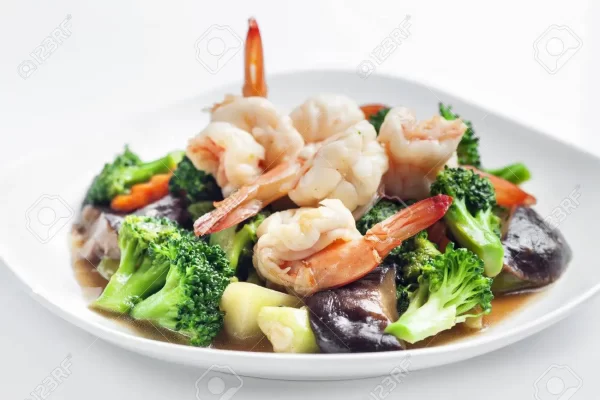 Nepali prawns sabjee